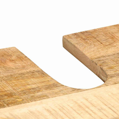 Badezimmermöbel Set 2 pcs Braun Massives, grobes Mangoholz