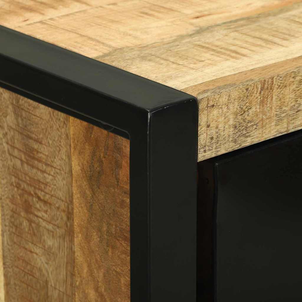 Badezimmermöbel Set 2 pcs Braun Massives Mango-Holz