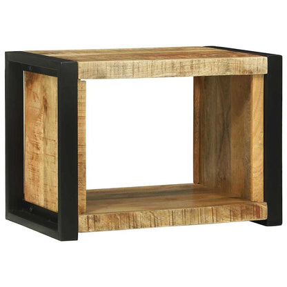 Badezimmermöbel Set mit Regal 4 pcs Braun Massives Mango-Holz