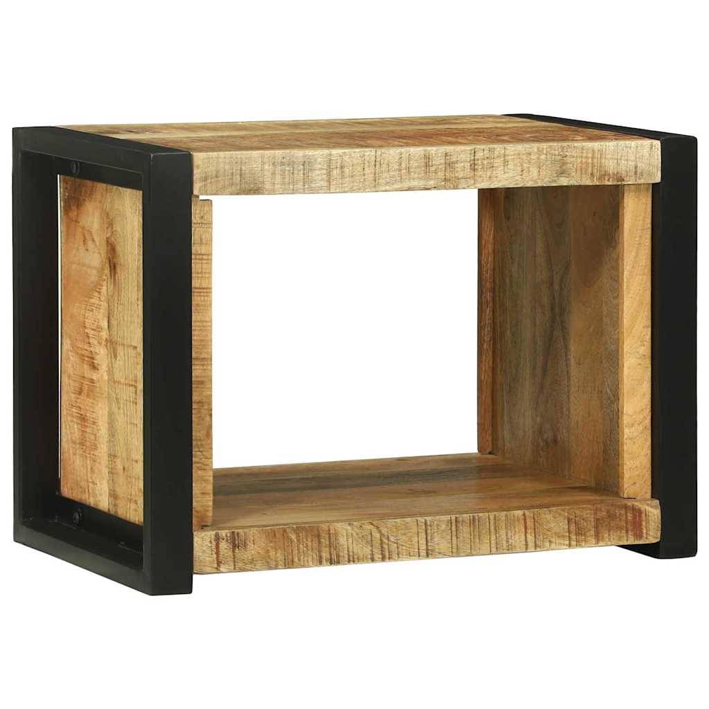Badezimmermöbel Set Wandmontiert 4 pcs Braun Massivholz Mango