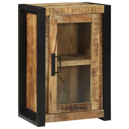 Badezimmermöbel Set Wandmontiert 4 pcs Braun Massivholz Mango