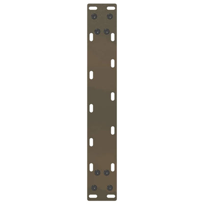 Couchtischbeine U-Form 2 Stk. Naturstahl 30x(30-31) cm Stahl