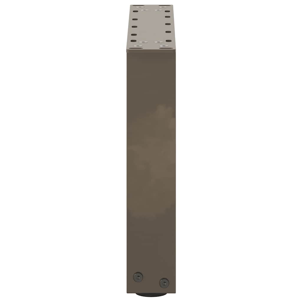 Couchtischbeine U-Form 2 Stk. Naturstahl 40x(30-31) cm Stahl