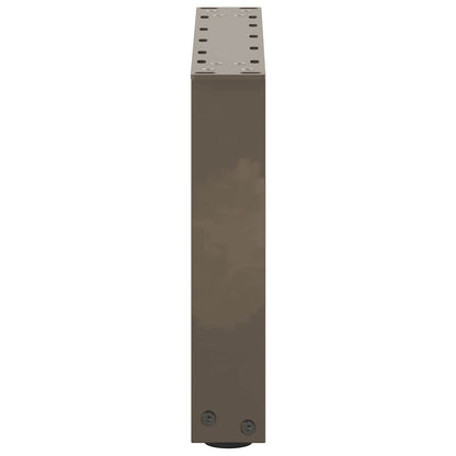 Couchtischbeine U-Form 2 Stk. Naturstahl 40x(30-31) cm Stahl