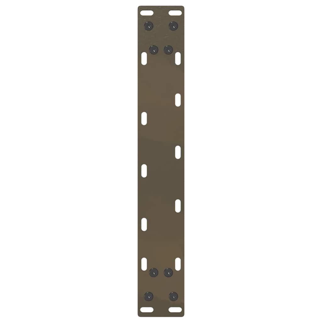Couchtischbeine U-Form 2 Stk. Naturstahl 40x(30-31) cm Stahl