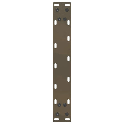 Couchtischbeine U-Form 2 Stk. Naturstahl 40x(30-31) cm Stahl
