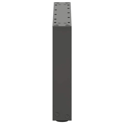 Couchtischbeine U-Form 2 Stk. Anthrazit 50x(30-31) cm Stahl