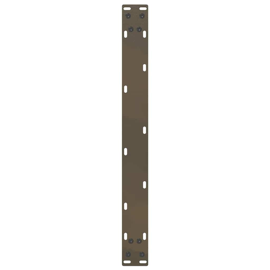 Couchtischbeine U-Form 2 Stk. Naturstahl 60x(30-31) cm Stahl