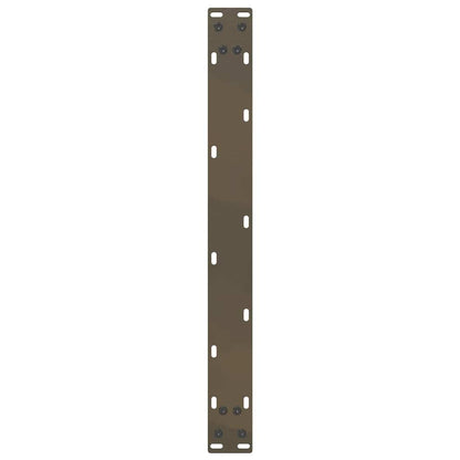Couchtischbeine U-Form 2 Stk. Naturstahl 60x(30-31) cm Stahl