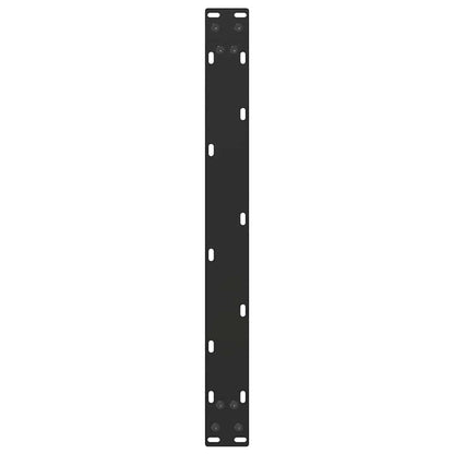 Couchtischbeine U-Form 2 Stk. Schwarz 70x(30-31) cm Stahl
