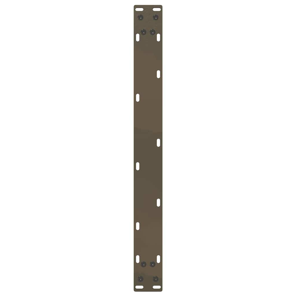 Couchtischbeine U-Form 2 Stk. Naturstahl 70x(30-31) cm Stahl