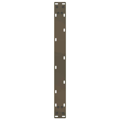 Couchtischbeine U-Form 2 Stk. Naturstahl 70x(30-31) cm Stahl