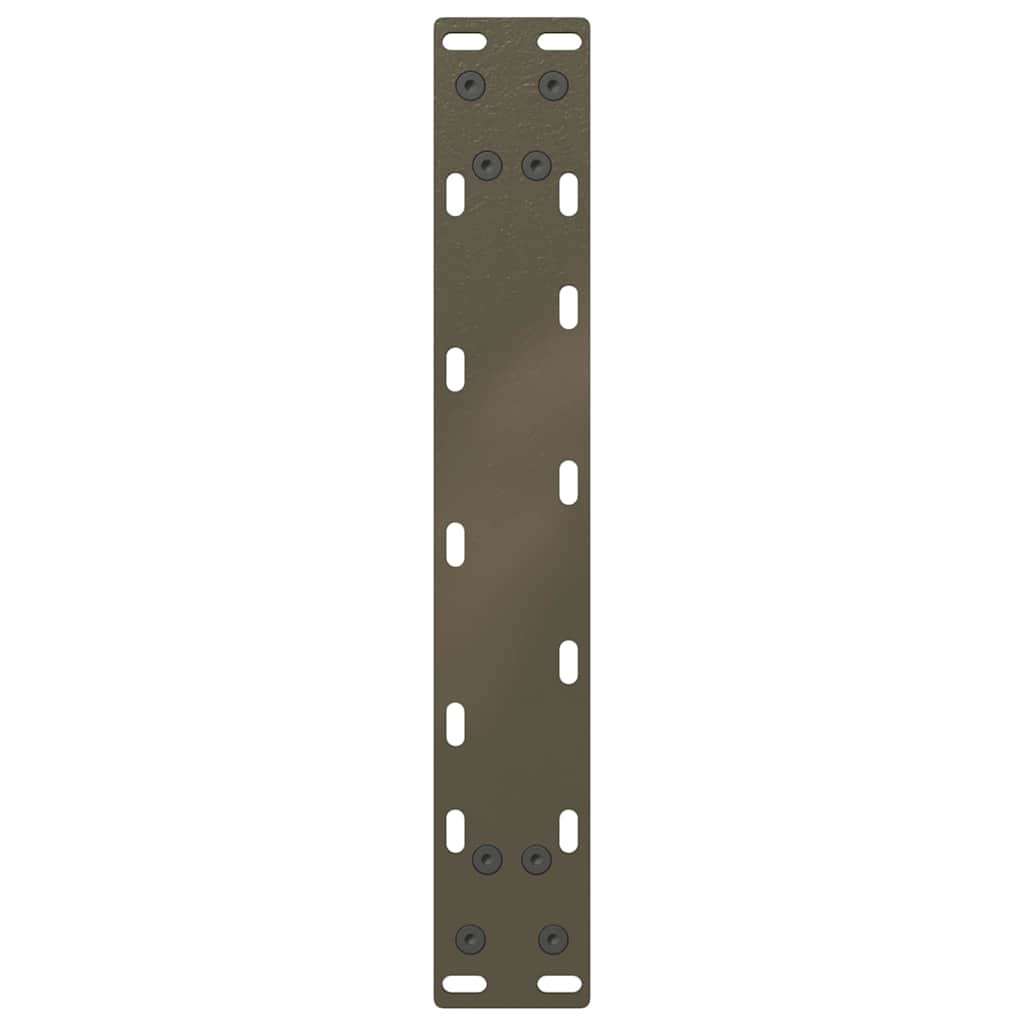 Couchtischbeine U-Form 2 Stk. Naturstahl 28x(42-43) cm Stahl