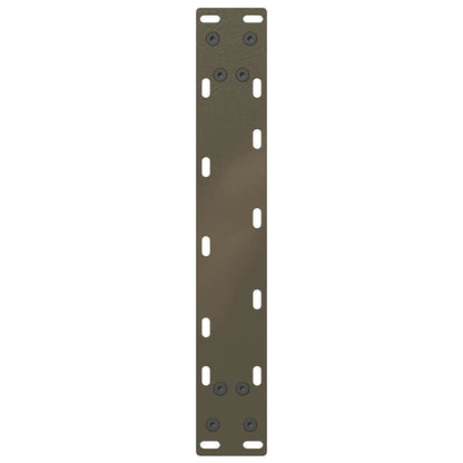 Couchtischbeine U-Form 2 Stk. Naturstahl 28x(42-43) cm Stahl