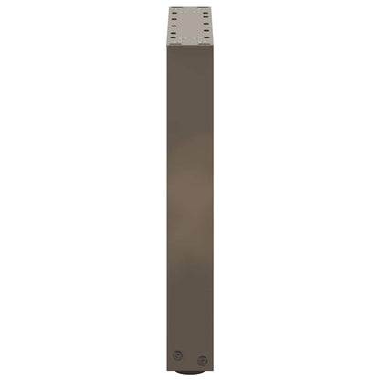 Couchtischbeine U-Form 2 Stk. Naturstahl 38x(42-43) cm Stahl