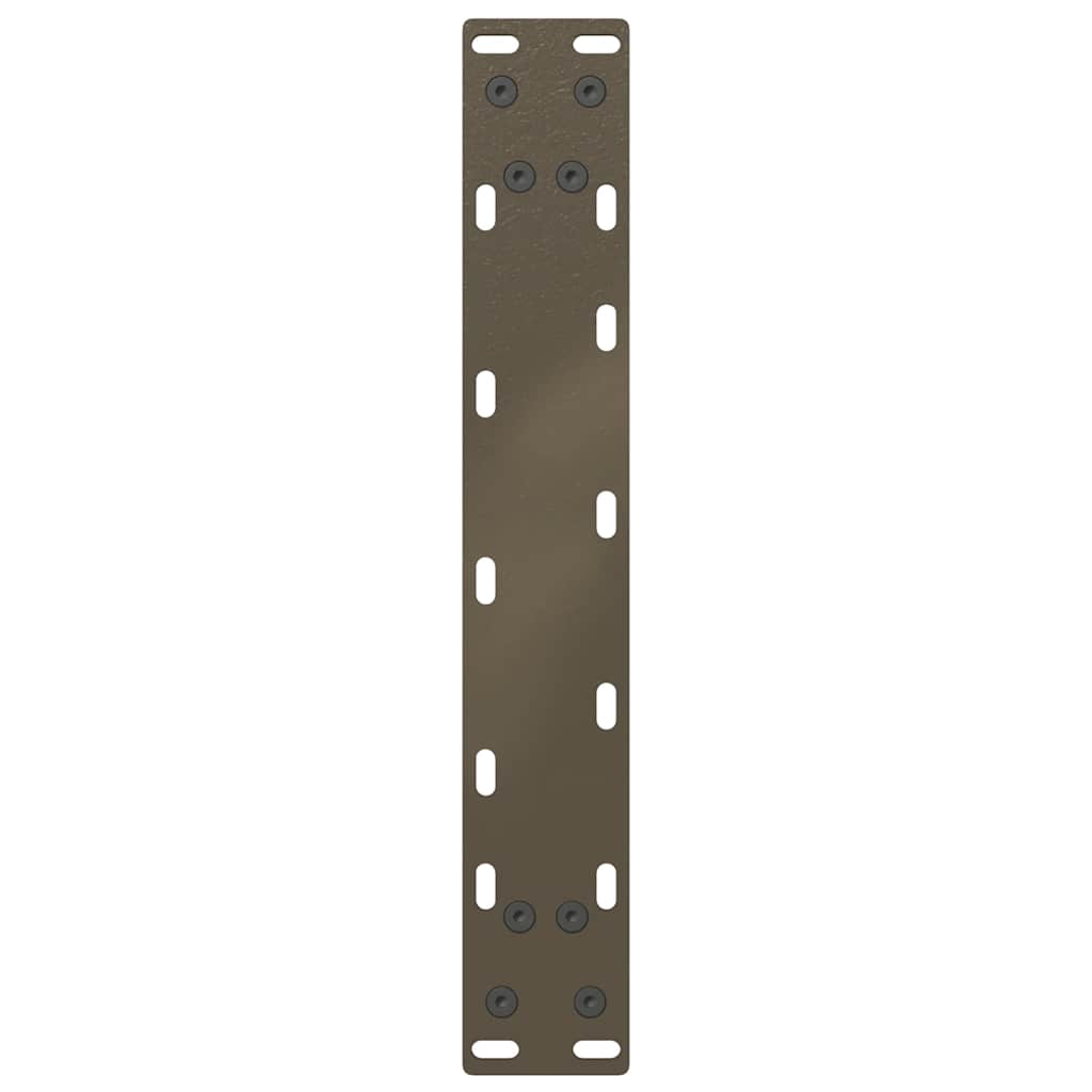 Couchtischbeine U-Form 2 Stk. Naturstahl 38x(42-43) cm Stahl
