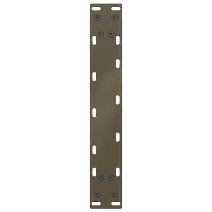 Couchtischbeine U-Form 2 Stk. Naturstahl 38x(42-43) cm Stahl