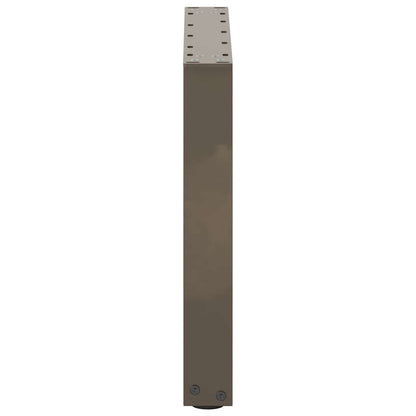 Couchtischbeine U-Form 2 Stk. Naturstahl 50x(42-43) cm Stahl