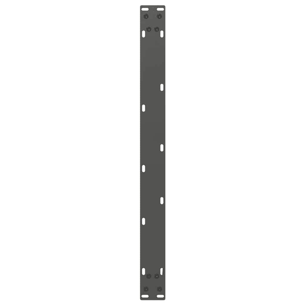 Couchtischbeine U-Form 2 Stk. Anthrazit 60x(42-43) cm Stahl