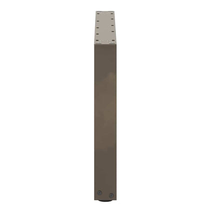Couchtischbeine U-Form 2 Stk. Naturstahl 60x(42-43) cm Stahl