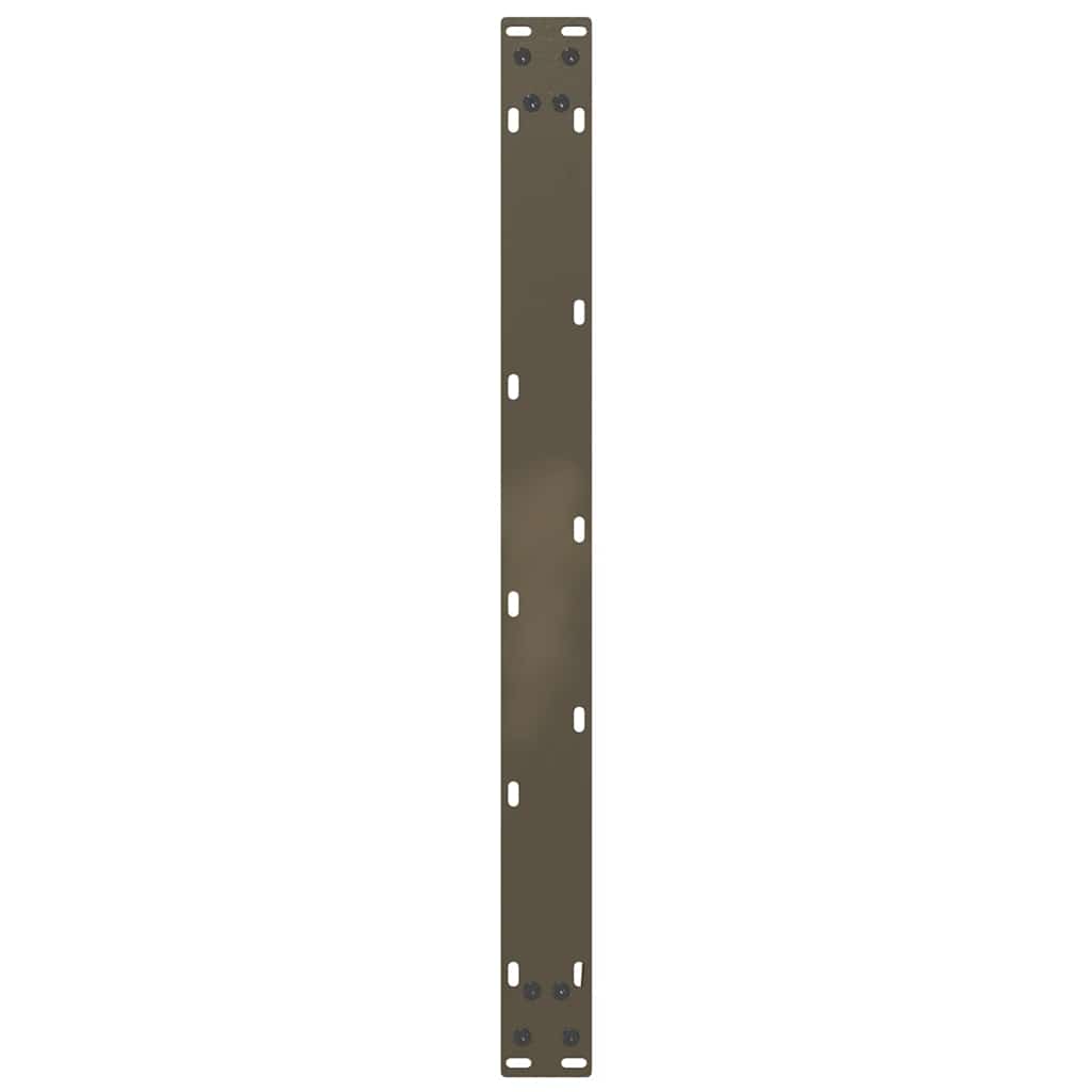 Couchtischbeine U-Form 2 Stk. Naturstahl 60x(42-43) cm Stahl