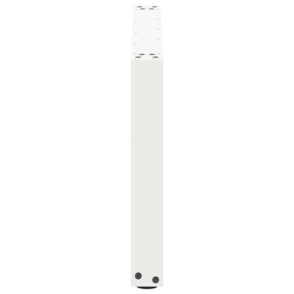 Couchtischbeine U-Form 2 Stk. Weiß 70x(42-43) cm Stahl