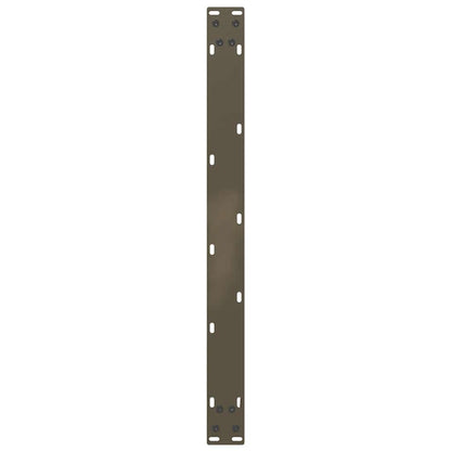 Couchtischbeine U-Form 2 Stk. Naturstahl 70x(42-43) cm Stahl