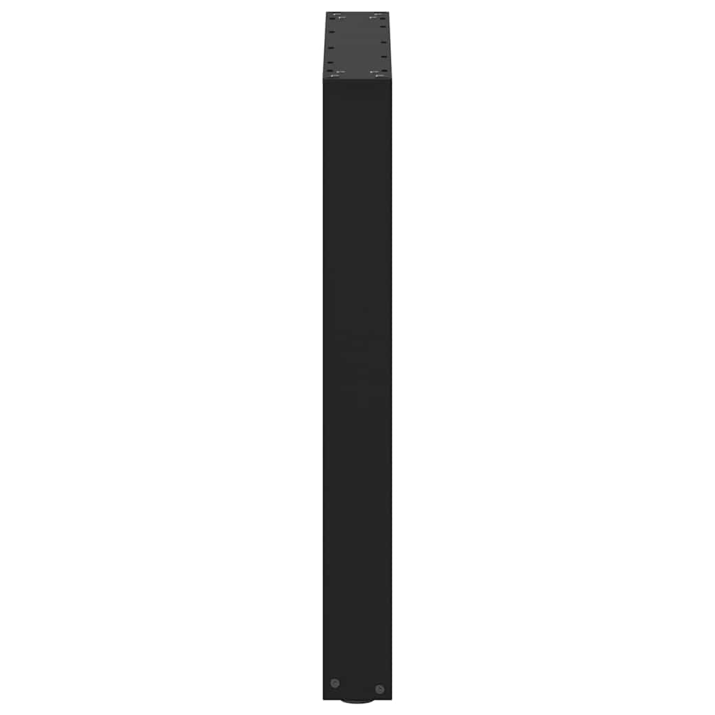 Esstischbeine U-Form 2 Stk. Schwarz 60x(72-73) cm Stahl