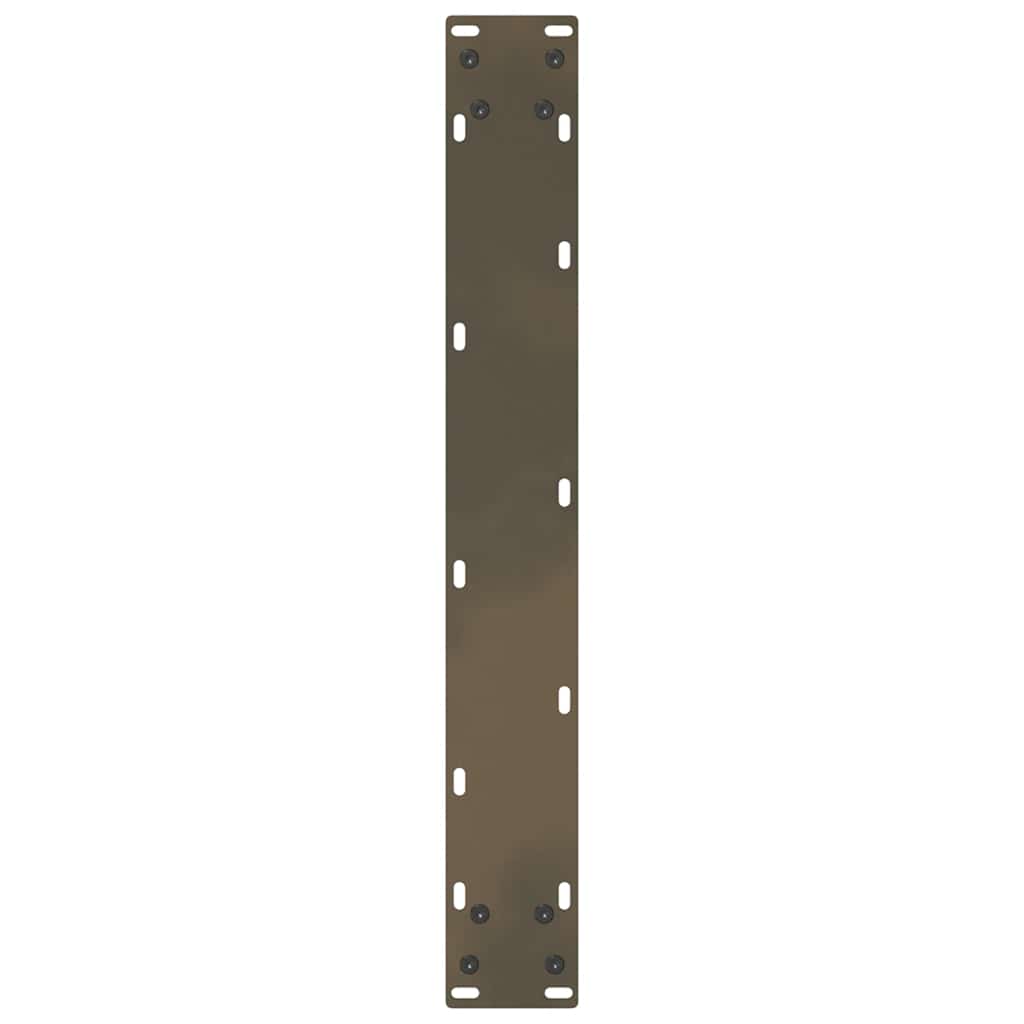 Esstischbeine U-Form 2 Stk. Naturstahl 60x(72-73) cm Stahl