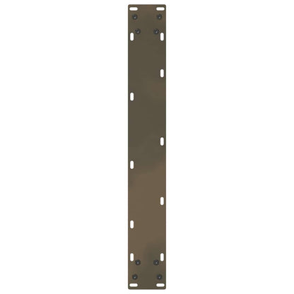 Esstischbeine U-Form 2 Stk. Naturstahl 60x(72-73) cm Stahl