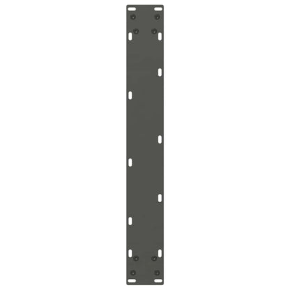 Esstischbeine U-Form 2 Stk. Naturstahl 70x(72-73) cm Stahl