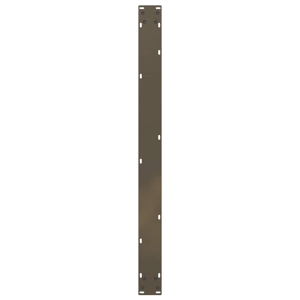 Esstischbeine U-Form 2 Stk. Naturstahl 100x(72-73) cm Stahl