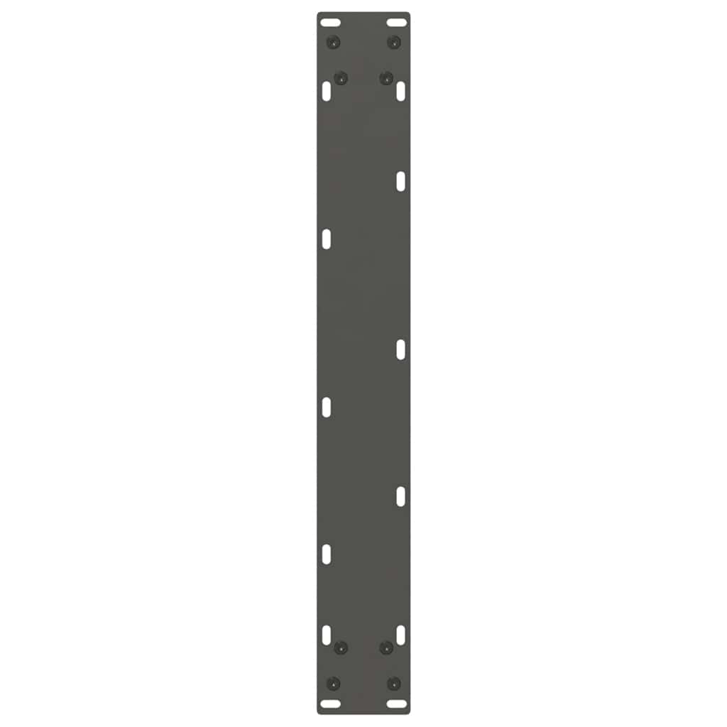 Esstischbeine U-Form 3 Stk. Naturstahl 70x(72-73) cm Stahl