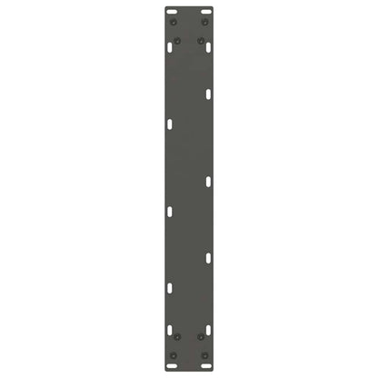 Esstischbeine U-Form 3 Stk. Naturstahl 70x(72-73) cm Stahl