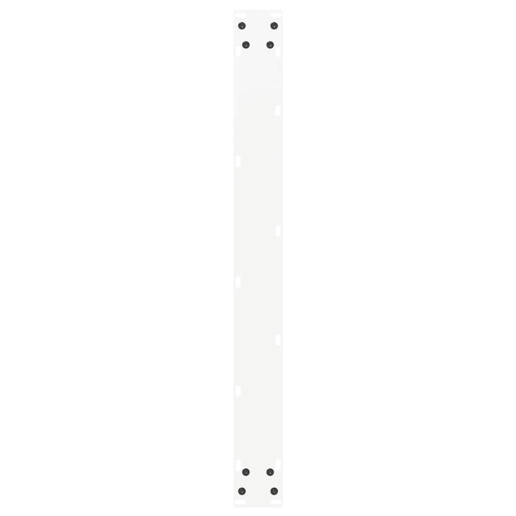 Esstischbeine U-Form 3 Stk. Weiß 80x(72-73) cm Stahl