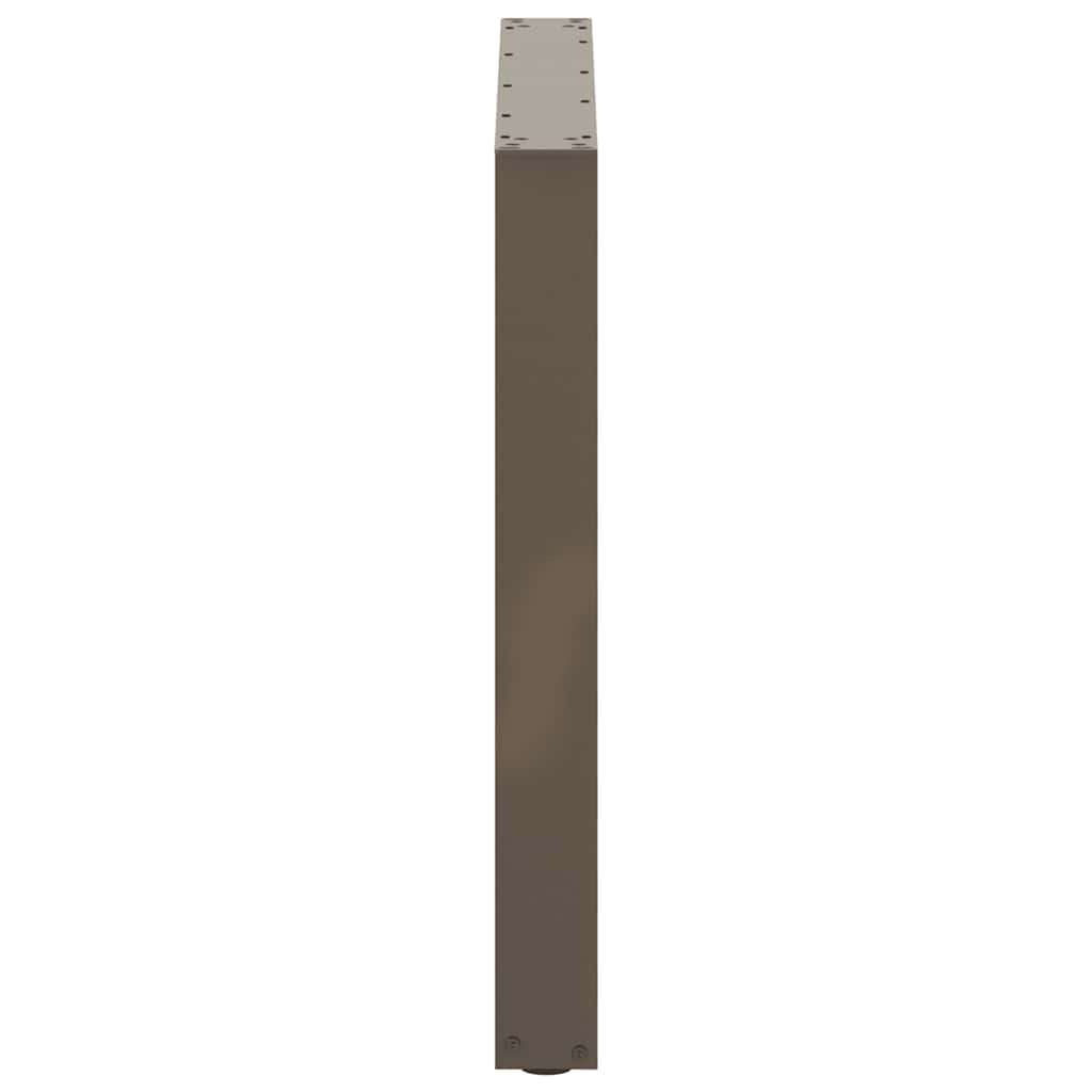 Esstischbeine U-Form 3 Stk. Naturstahl 80x(72-73) cm Stahl
