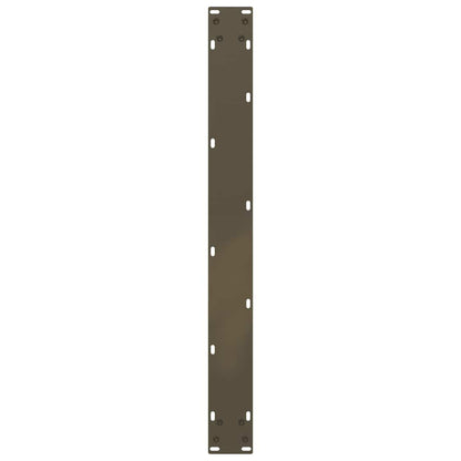 Esstischbeine U-Form 3 Stk. Naturstahl 80x(72-73) cm Stahl