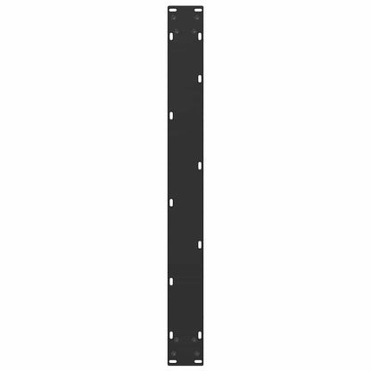 Esstischbeine U-Form 3 Stk. Schwarz 90x(72-73) cm Stahl