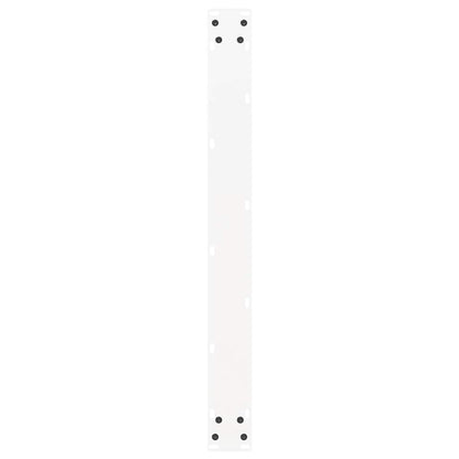 Esstischbeine U-Form 3 Stk. Weiß 90x(72-73) cm Stahl