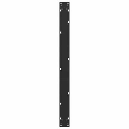 Esstischbeine U-Form 3 Stk. Schwarz 100x(72-73) cm Stahl