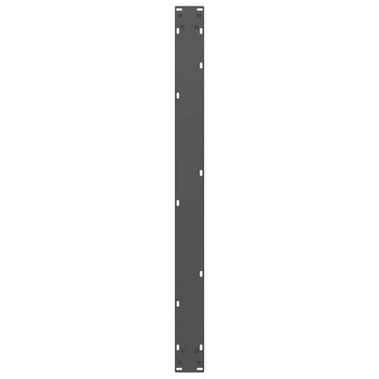 Esstischbeine U-Form 3 Stk. Anthrazit 100x(72-73) cm Stahl