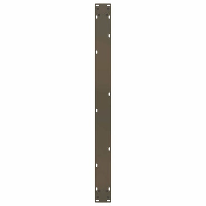 Esstischbeine U-Form 3 Stk. Naturstahl 100x(72-73) cm Stahl