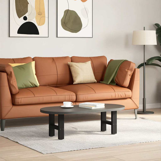 Couchtischbeine Schwarz 2 Stk. 30x(30-31) cm Stahl