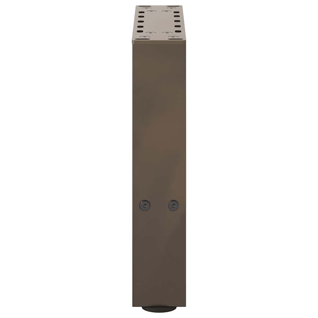 Couchtischbeine Naturstahl 2 Stk. 30x(30-31) cm Stahl