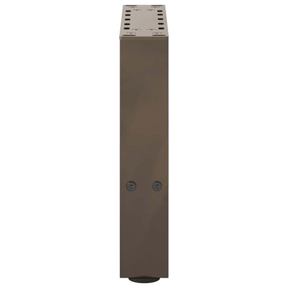 Couchtischbeine Naturstahl 2 Stk. 30x(30-31) cm Stahl