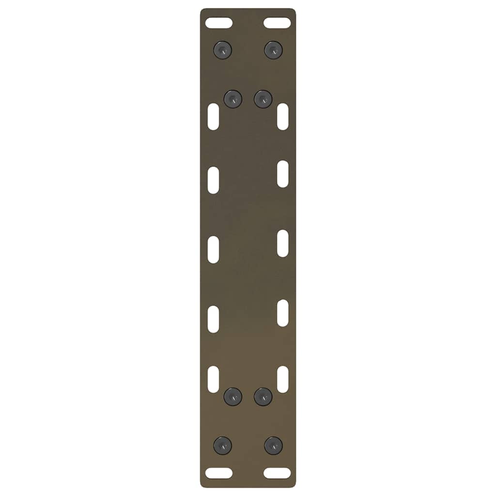 Couchtischbeine Naturstahl 2 Stk. 30x(30-31) cm Stahl