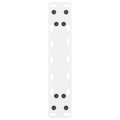 Couchtischbeine Weiß 2 Stk. 40x(30-31) cm Stahl