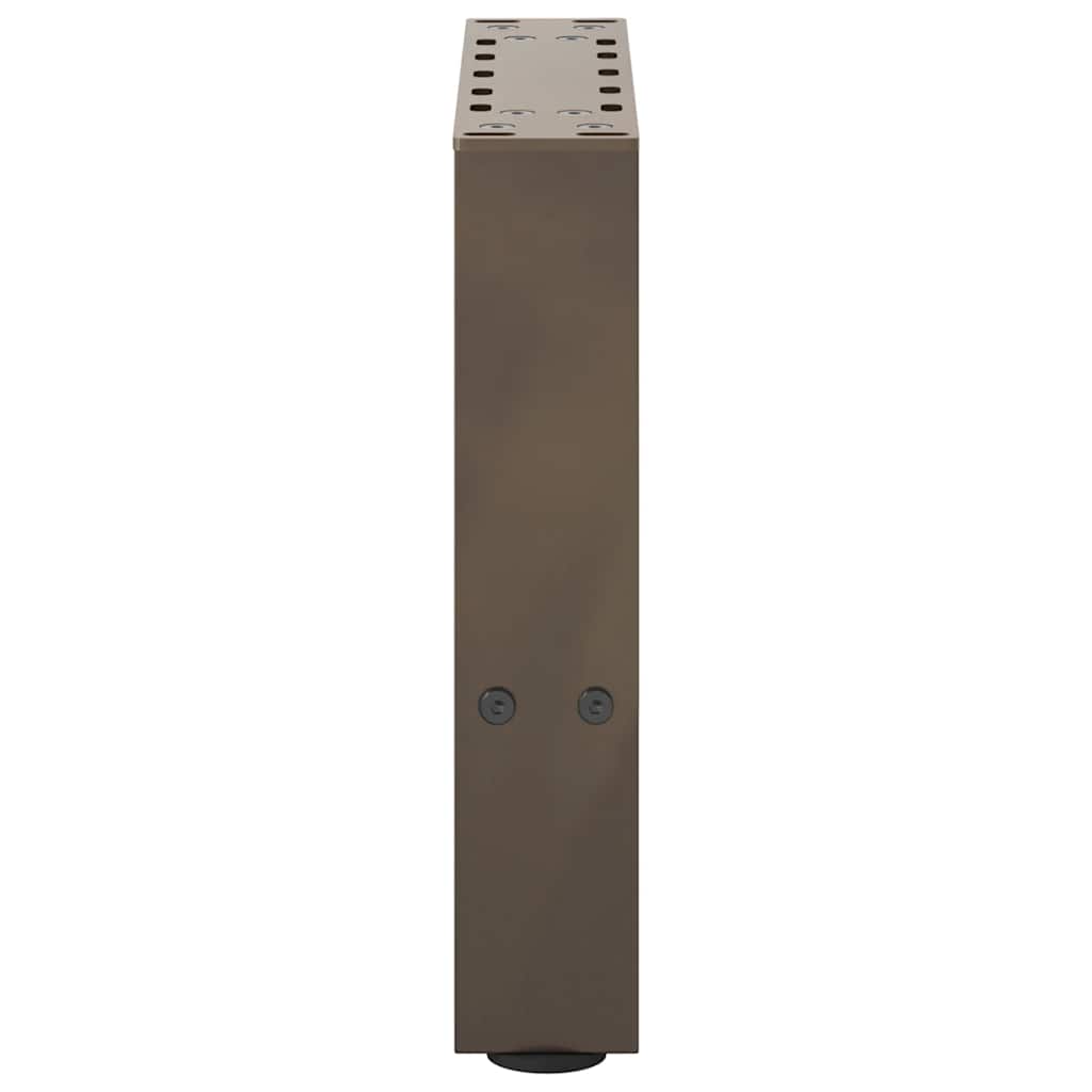 Couchtischbeine Naturstahl 2 Stk. 40x(30-31) cm Stahl