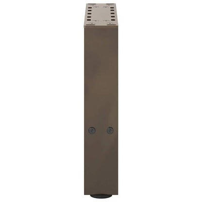 Couchtischbeine Naturstahl 2 Stk. 40x(30-31) cm Stahl