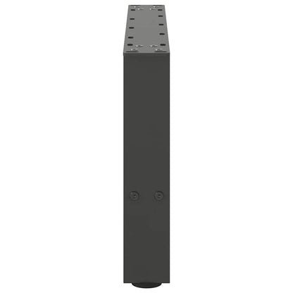 Couchtischbeine Anthrazit 2 Stk. 50x(30-31) cm Stahl